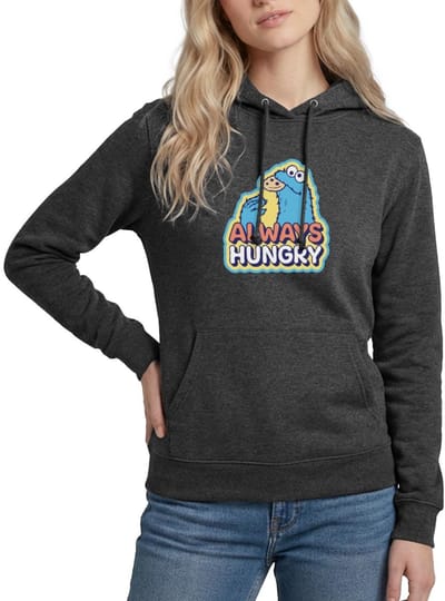 Sesamstraat Koekiemonster Altijd Hongerig Hoodie Dames