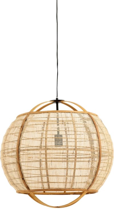 Light & Living Hanglamp Reeva - Beige - Ø50,5cm - Bohemian - Hanglampen Eetkamer, Slaapkamer, Woonkamer