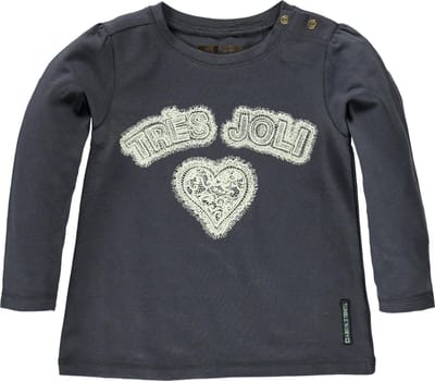 Tumble 'N Dry Meisjes T-shirt Frine - blauw - Maat 62