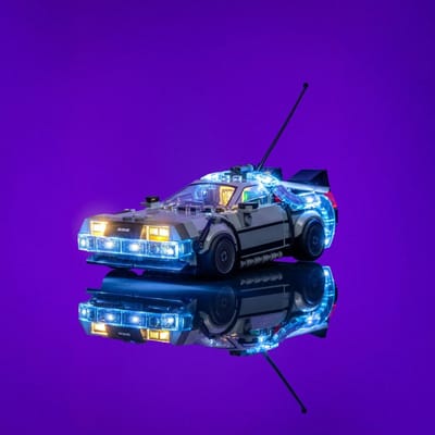 LMB 2.0 - Verlichtingsset geschikt voor LEGO® Time Machine from Back to the Future - 77256