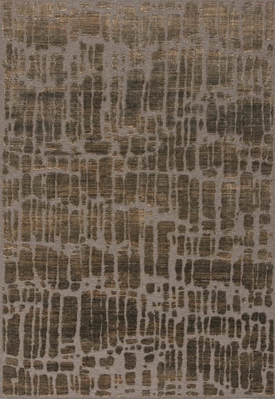 Acsento Chiara 1018 Grey Tabacco Vloerkleed - 160 x 230 cm - Taupe - Rechthoekig - Viscose, Wol, Polyamide - Eetkamer, Woonkamer, Slaapkamer - Abstract - Modern