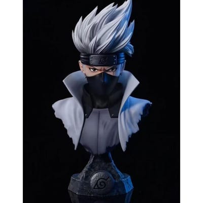 10-14 cm Naruto anime personage Madara Sasuke Kakashi Minato poppenmodel GK PVC speelgoed cadeau beeld collectie decoratieve ornamenten No box gray