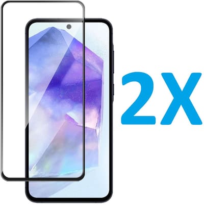 Volledige dekking Screenprotector Glas - Tempered Glass Screen Protector Geschikt voor: Samsung Galaxy A56 - 2x