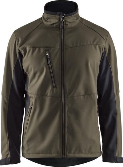Blåkläder 4950-2516 Softshell Jack Groen/Zwart maat 4XL