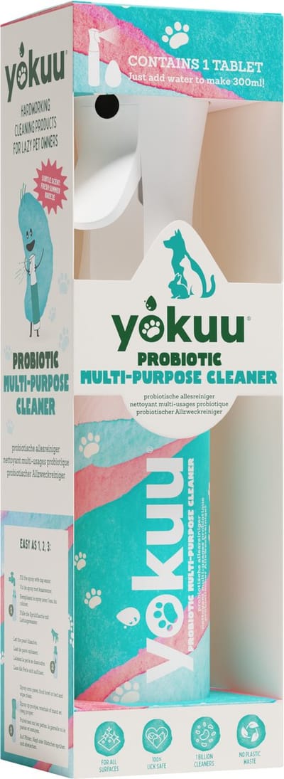 YOKUU Probiotische Huisdierveilige Allesreiniger - Spray + 1 Parel - Hypoallergeen en Likveilig