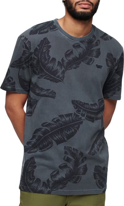 Superdry Vintage Overdye Printed Shirt Heren - Maat XXL