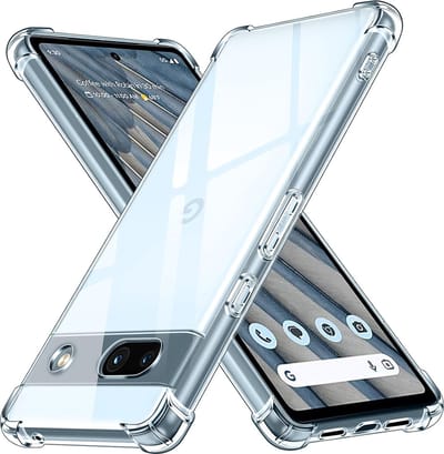 Hoesje geschikt voor Google Pixel 7a - Techsuit Shockproof Silicone Back Cover - Transparant