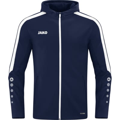 Jako Power Jas Met Kap Heren - Marine | Maat: S