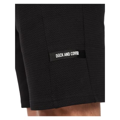 Duck and Cover Heren Topfield Katoenen Korte Broek (Zwart)