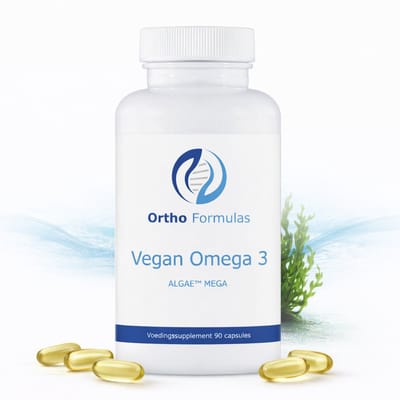 Vegan Omega 3 Capsules – Algenolie DHA & EPA – Hart, Hersenen & Concentratie – 90 Capsules