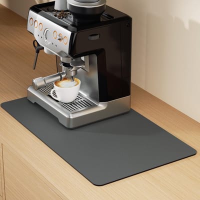 Unyqoos® Absorberende en snel drogende mat voor koffiezetapparaat en keuken
