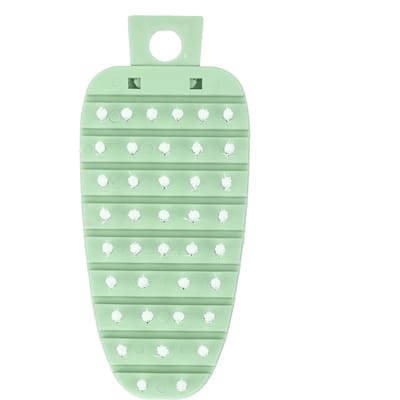 Brosse à légumes en forme de carotte, brosse à frotter les pommes de terre, nettoyant à fruits, éponge de cuisine vert