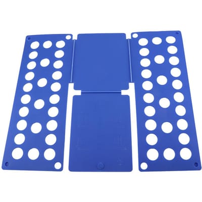 Kleding Organizer Kast Gebundeld Shirt Vouwplank Vouw Broeken Volwassene Kind Kindermaten(Blauw) blauw