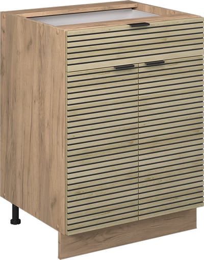 Vicco Fame-Line Onderkasten – 60 cm met lade, zonder werkblad Eiken paneel