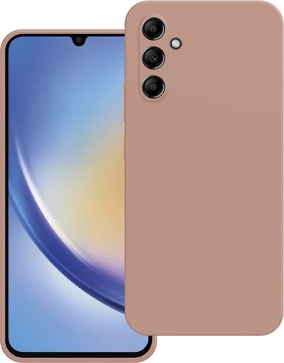 Cazy hoesje geschikt voor Samsung Galaxy A34 Hoesje - Color Backcover - Roze