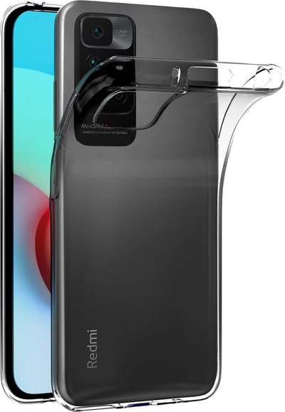 Flexibele achterkant Silicone hoesje Transparant Geschikt voor: Xiaomi Redmi 10 & Redmi 10 2022