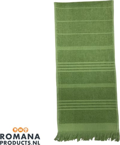 Romana Products Lepeldoek/shawl - Doek voor sauna - Terry Groen 30x130 cm