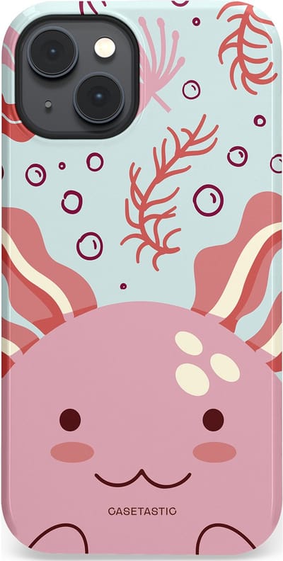 Casetastic Hoesje Geschikt voor Apple iPhone 14 Plus Magsafe - Stijlvolle Beschermende Duo-layer Case - Axolotl knuffels