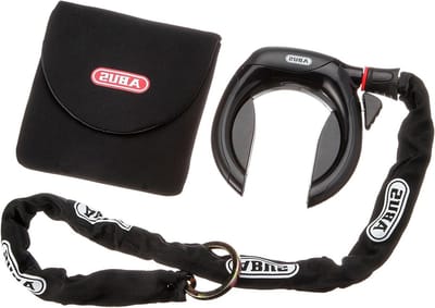 Frame slot Pro Tectic 4960 NR + frame slot ketting 6KS/85 - Fietsslot set Zwart