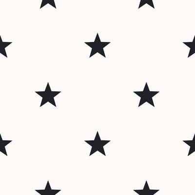 Noordwand - Behang - Friends - & - Coffee - Little - Stars - zwart - en - wit