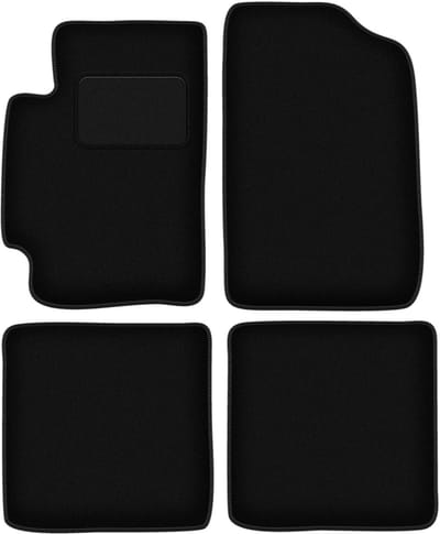 Zwarte velours vloermatten voor: Lexus GS I sedan (1991-1997)