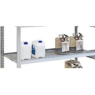 Roosterniveau voor kleine containers voor CEMO vatenrek type 400, gegalvaniseerd staal, B 990 x D 1250 x H 840 mm