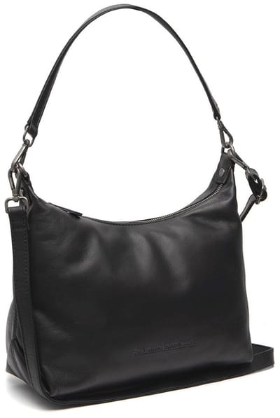 Chesterfield Skara Waxed Pull Up Schoudertas - Zwart