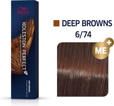 Wella Professionals Koleston Perfect Me+ - Haarverf - 6/74 Deep Browns - 60ml