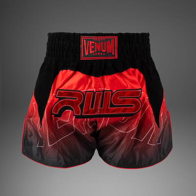 Venum x RWS 2.0 Muay Thai Shorts Zwart Rood - XS