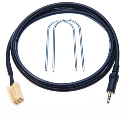Audio adapter kabel - 3.5mm jack AUX - Muziek afspelen auto - Directe AUX aansluiting