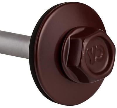 Plaatschroeven - Paneelschroeven - Panelen Bevestigen - Corrosiebestendig - 64 x 130 mm - Chocoladebruin