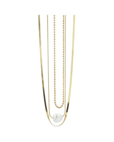 AKZENT Akzent damesketting met hanger Avala, goudkleurig, Ionenplattierung