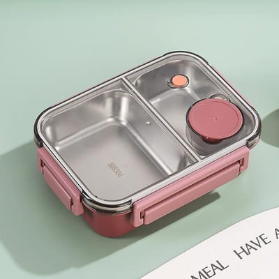 Draagbare lunchboxen van 850 ml voor kinderen en volwassenen, thermo-soep-bentobox, roestvrij staal, geïsoleerde, verwarmende voedselcontainer 850ml