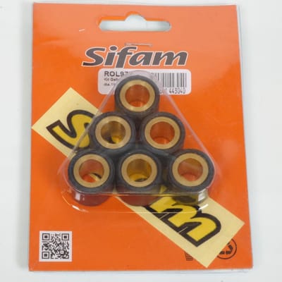 sifam variatorrol voor scooter gilera 125 fx runner 2t - grimeca 2000 tot 2003 19x17 14,5grs nieuw