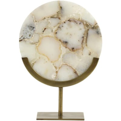 Light & Living - Ornament GOUYA - 25x10x35cm - Wit