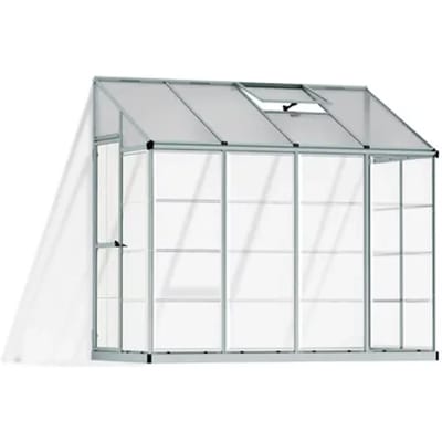 Canopia Tuinkas Lean To 8x4 - Hybride - Zilver - 244x124x225cm