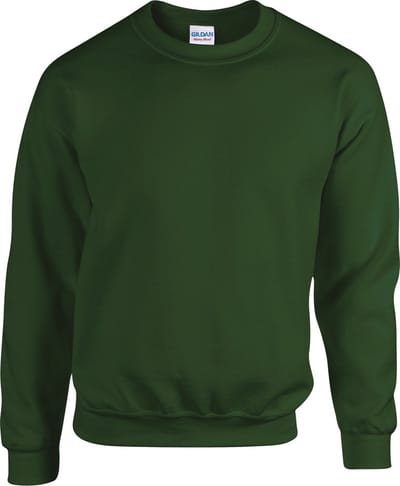 Gildan Heavy Blend™ Adult Crewneck Sweatshirt GI18000 - Forest Green - XXL