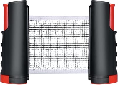 Uitbreidbaar en Draagbaar Tafeltennisnet voor Binnen en Buiten, Vervangend Net tot 170 cm, Ideaal voor Tafeltennis en Pingpong Spelletjes