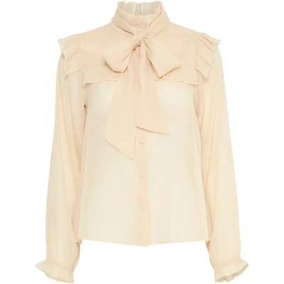 Damesblouse met lange mouwen Pulz Jeans Leah