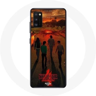 Hoesje voor Samsung Galaxy S20 Stranger Things Seizoen 4 Poster Art Crews of the New Theory