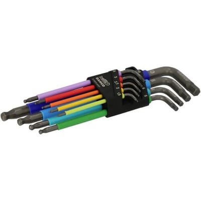 Bahco C1997LM/9P Inbus Haakse schroevendraaierset 1.5 mm, 2.0 mm, 2.5 mm, 3.0 mm, 4.0 mm, 5.0 mm, 6.0 mm, 8 mm, 10.0 mm 9-delig