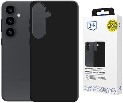 3MK Hardy MagSilicone Hoesje voor Samsung Galaxy S25+ Zwart