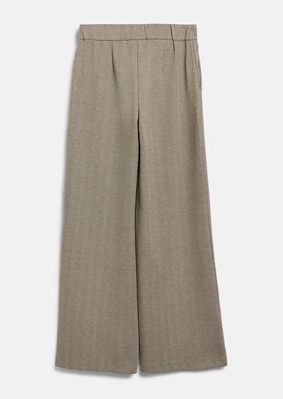 Wijde broek met viscose