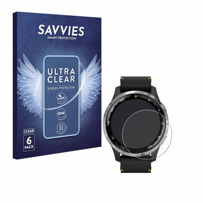 Savvies - Screenprotector voor Garmin D2 Air - Folie Beschermfolie transparant 6 Stuks