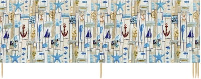 Garronda Strand Windscherm Met Stokken - Windscherm Strand – Windscherm – Camping – LA-EX-Wb-5m