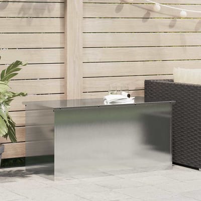 vidaXL - Tuinkussens - opbergdoos - Gegalvaniseerd - staal - 100 - x - 50,5 - x - 50 - cm
