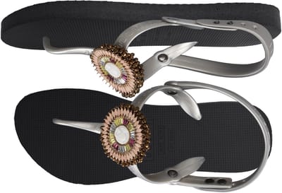 Uzurii | Teenslippers | Dames | Zwart | Maat 37/38
