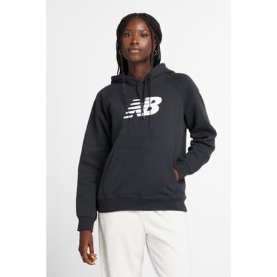 New Balance Nb Logo Hoodie In Black Taglia: S | Felpe con cappuccio Outlet | Donna | Nero