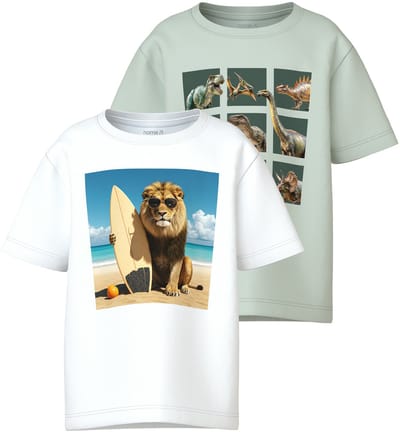 NAME IT - NMMVOTO 2P SS NREG TOP - Jongens - T-shirts