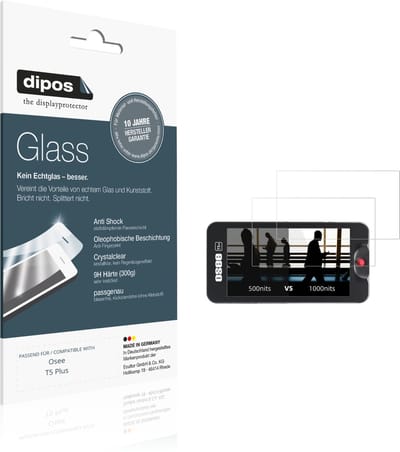 dipos – 2x Pantserfolie geschikt voor Osee T5 Plus | 9H Screenprotector
